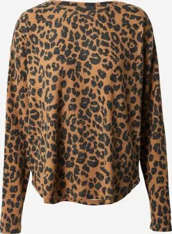 ONLY Longsleeves Shirt TURIS Dames Bruin