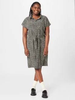 ONLY CARMAKOMA Blousejurken Blousejurk DIEGA Dames Zwart -ONLY Elegant winkel 1c8d346af0d93921e6bf007c3dab3667