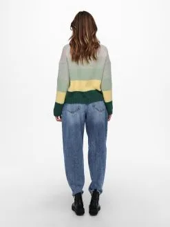 ONLY Fijngebreide Truien Trui Sonja Dames Pastelgroen / Donkergroen -ONLY Elegant winkel 1d22d28a66ac3548c79417b17830a4da