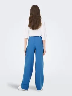 ONLY Pantalons Wide Leg Broek MILIAN Dames Hemelsblauw -ONLY Elegant winkel 1d6a27f5089d4c1b8f49cd860c4de6c4