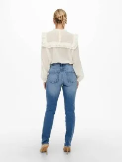 ONLY Jeans Slimfit Jeans Sui Dames Lichtblauw -ONLY Elegant winkel 1d85af3d554ab4cbc1e8f0bbce35f8b7