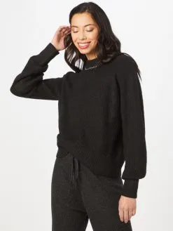 ONLY Fijngebreide Truien Trui FARA LIFE Dames Zwart -ONLY Elegant winkel 1dbef86ffbda5f6a9b3623935dd4115e