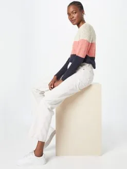 ONLY Fijngebreide Truien Trui GEENA Dames Wit -ONLY Elegant winkel 1def322cc268aab5dfc7d11cd20bf555