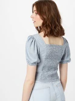 ONLY T-shirts Shirt FREJA Dames Smoky Blue -ONLY Elegant winkel 1e80a2eec3a378eee79832b83022ea16