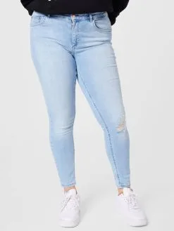 ONLY CARMAKOMA Jeans Skinny Jeans WILLY Dames Blauw -ONLY Elegant winkel 1ee9279ebf36e4f5a4d9ecb72d702713