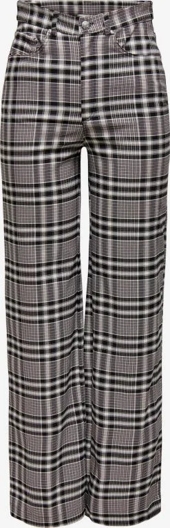 ONLY Pantalons Wide Leg Broek HOPE-KERA Dames Zwart