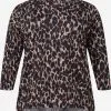 ONLY CARMAKOMA Shirts Met 3/4 Mouw Shirt Dames Grijs / Antraciet