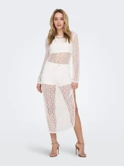 ONLY Strandjurkjes Strandjurk Dames Wit -ONLY Elegant winkel 1f73144fb0f70cbeaefd610b56eb0128
