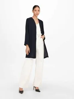 ONLY Vesten Gebreid Vest Dames Nachtblauw -ONLY Elegant winkel 1f7eaa09876a6106411fea435e654ed9