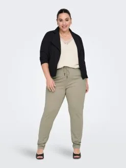 ONLY CARMAKOMA Pantalons Tapered Broek Dames Olijfgroen -ONLY Elegant winkel 1f83ef749921efdf9f0ba413df2bc641
