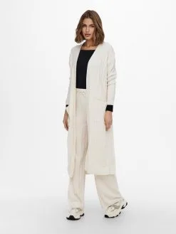 ONLY Vesten Gebreid Vest Dames Beige -ONLY Elegant winkel 1f85e6435a534e421e45c89b5cc1a690