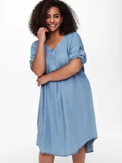 ONLY CARMAKOMA Mini Jurken Jurk Jemma Dames Smoky Blue -ONLY Elegant winkel 1f868e44acef3b8c361e823ed8207909