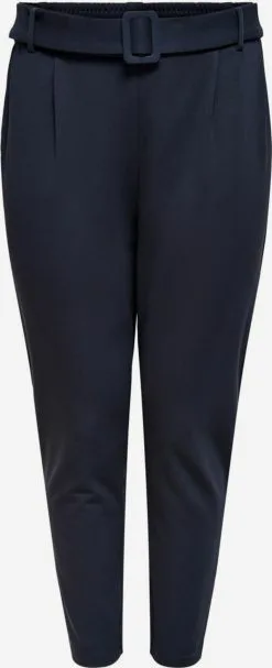 ONLY CARMAKOMA Pantalons Tapered Broek Dames Donkerblauw
