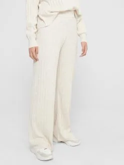 ONLY Pantalons Loosefit Broek Tessa Dames Lichtbeige -ONLY Elegant winkel 204a9bf24f81637c88897056a8c4b5df