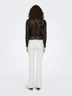 ONLY Jeans Bootcut Jeans Blush Dames Wit -ONLY Elegant winkel 207dd8631194580828d72efa32f8ee09