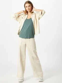 ONLY Tanktops Top Ada Dames Groen -ONLY Elegant winkel 219b38f21fb0fd3f8aec73d23b82380c