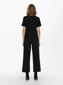 ONLY T-shirts Shirt Kita Dames Zwart -ONLY Elegant winkel 2228454de1babdf4a8eb8829284ba3b4