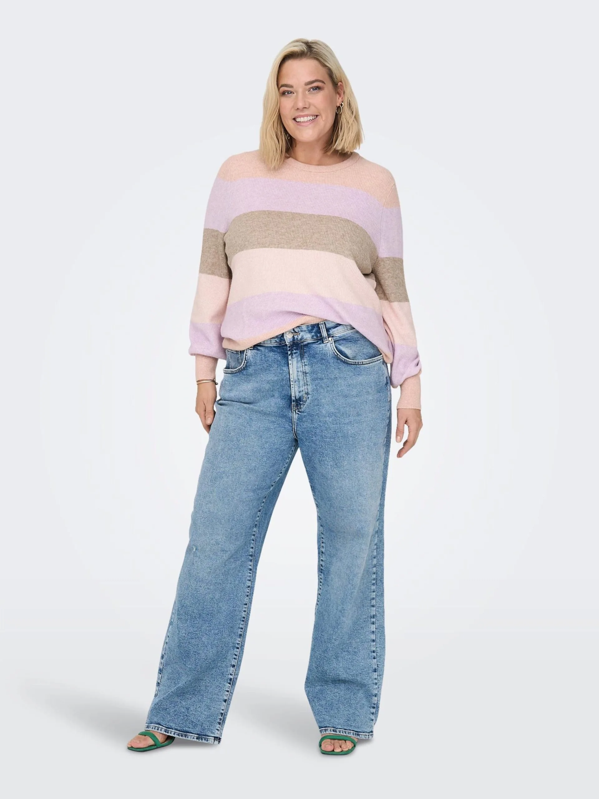 ONLY CARMAKOMA Fijngebreide Truien Trui DARIA Dames Gemengde Kleuren 6 ONLY CARMAKOMA Fijngebreide Truien Trui DARIA Dames Gemengde Kleuren - Afbeelding 6