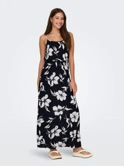 ONLY Maxi Jurken Zomerjurk Dames Nachtblauw -ONLY Elegant winkel 22e9032dd0d621e06719edca6ced0efc