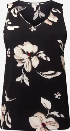 ONLY CARMAKOMA Blouse Tops Blouse Luxdazz Dames Zwart