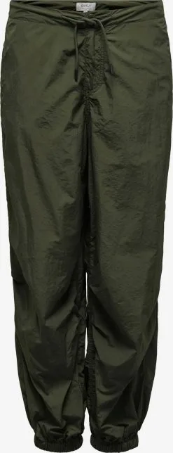ONLY Pantalons Loosefit Broek Joan Dames Olijfgroen