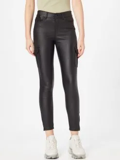 ONLY Cargobroeken Skinny Cargobroek Anne Dames Zwart -ONLY Elegant winkel 2343cb62208ead6476192e96fffbf10b