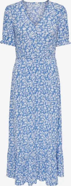 ONLY Maxi Jurken Zomerjurk Chianti Dames Lichtblauw