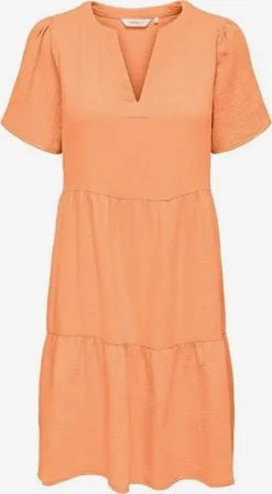 ONLY Mini Jurken Jurk Dames Mandarijn