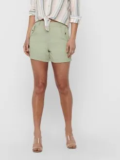 ONLY Shorts Regular Bandplooibroek Aris Dames Mintgroen -ONLY Elegant winkel 23fd178be259ca0259171ed64635b0d6