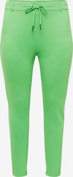 ONLY CARMAKOMA Pantalons Tapered Broek Dames Lichtgroen