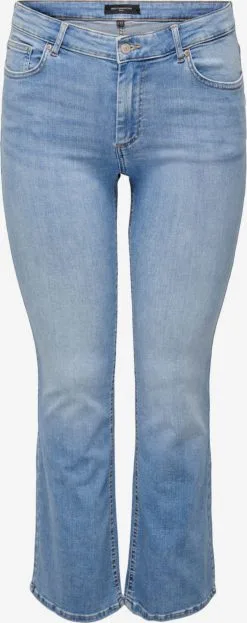 ONLY CARMAKOMA Jeans Slimfit Jeans Willy Dames Blauw