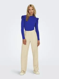 ONLY Fijngebreide Truien Trui Sia Sally Dames Donkerblauw -ONLY Elegant winkel 258b549b50b697aa5548b28636b37e5f