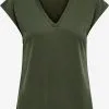 ONLY T-shirts Shirt FREE Dames Donkergroen