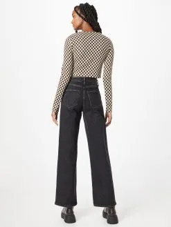 ONLY Wide Leg Wide Leg Jeans Dames Zwart -ONLY Elegant winkel 26bd281e465fe1a40a3c6174d9535fe5