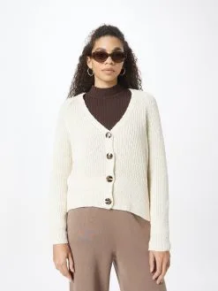 ONLY Vesten Gebreid Vest BELLA Dames Wit -ONLY Elegant winkel 27086d92b5e0d290939bc5aac757e6db