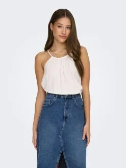 ONLY Spaghetti Tops Top Dames Wit