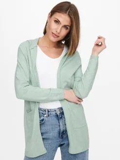 ONLY Vesten Gebreid Vest Lely Dames Pastelgroen -ONLY Elegant winkel 280be56710fc43a8e064a92cf0674ed8