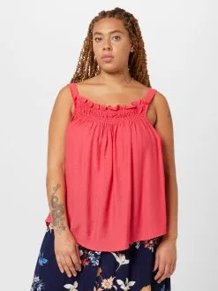 ONLY CARMAKOMA Tanktops Top Tulja Dames Bessen -ONLY Elegant winkel 28d120e7b0baed6c57fa37378fd33810