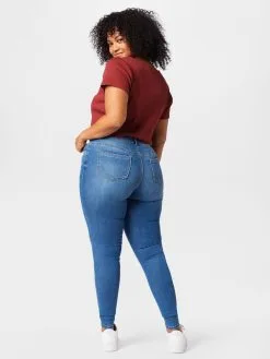 ONLY CARMAKOMA Jeans Skinny Jeans Sally Dames Blauw -ONLY Elegant winkel 2921af259cfc481d31ea4ffc344a47eb