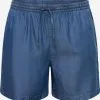 ONLY CARMAKOMA Denim Shorts Regular Jeans PEMA Dames Donkerblauw