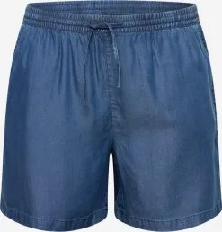 ONLY CARMAKOMA Denim Shorts Regular Jeans PEMA Dames Donkerblauw