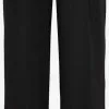 ONLY Bandplooibroeken Loosefit Bandplooibroek Dames Zwart