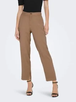 ONLY Pantalons Regular Broek Dames Lichtbruin -ONLY Elegant winkel 2af0f1048ed5acb85c6953dbb8beeb2d