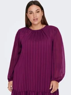 ONLY CARMAKOMA Mini Jurken Jurk Dames Lila -ONLY Elegant winkel 2b435b696c9a443c02bd68d34435b62e