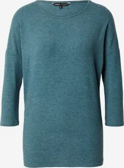ONLY Shirts Met 3/4 Mouw Shirt GLAMOUR Dames Blauw