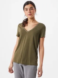 ONLY T-shirts Shirt FREE Dames Kaki -ONLY Elegant winkel 2bab9286a6e6aee52f951972a5d89515