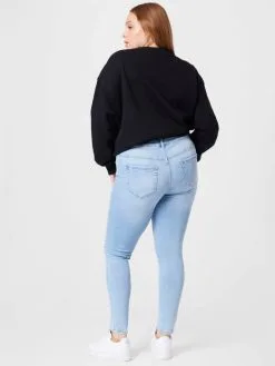 ONLY CARMAKOMA Jeans Skinny Jeans WILLY Dames Blauw -ONLY Elegant winkel 2cfe8f676dc4cb4cd00f5d86fe29459e