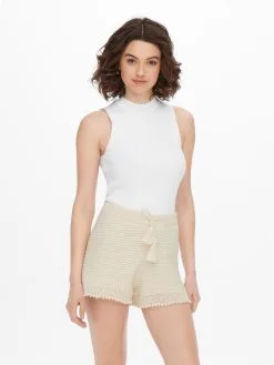 ONLY Shorts Regular Broek Summer Dames Beige -ONLY Elegant winkel 2d296a11de9fd6009b61149a50ed2593