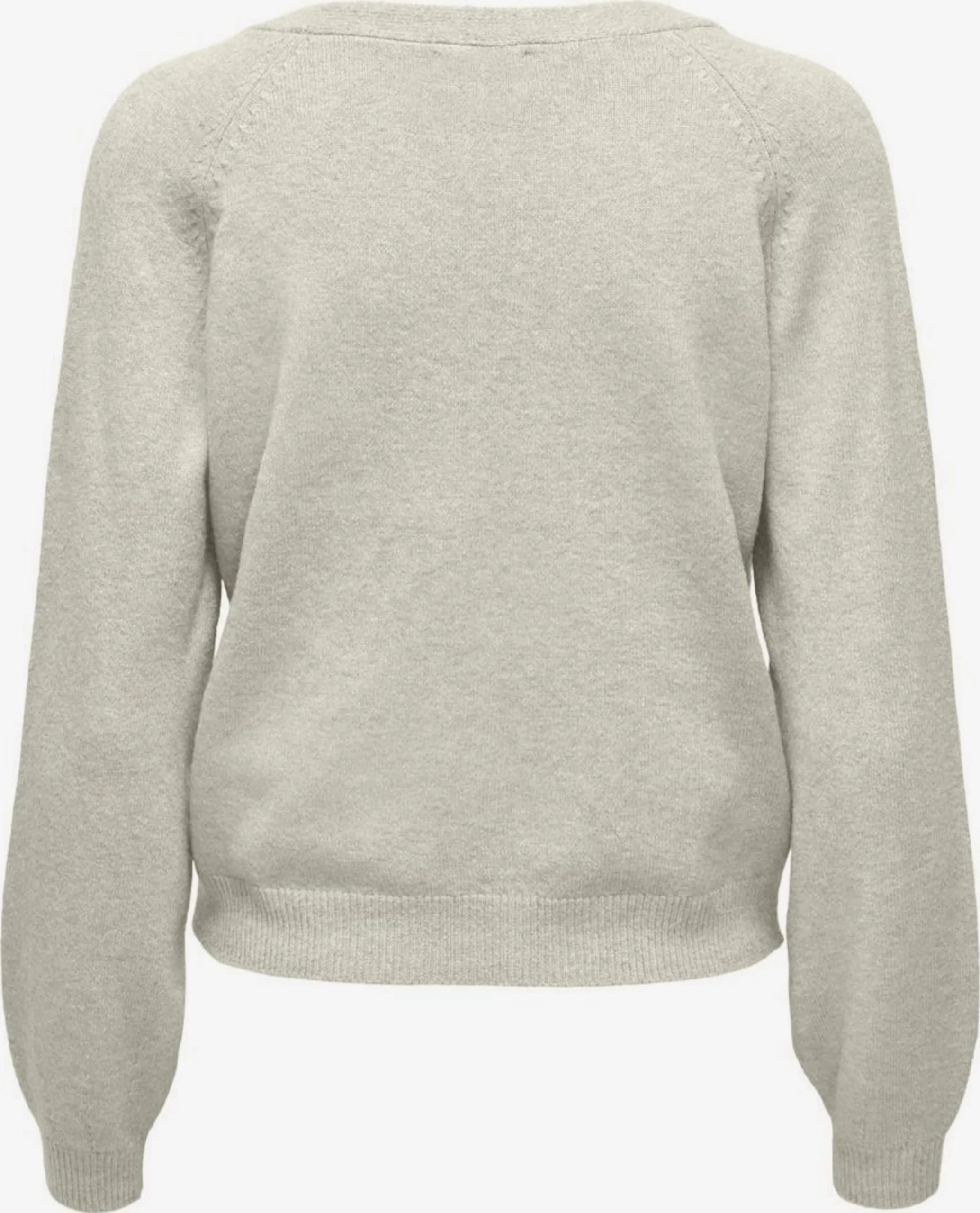 ONLY Vesten Gebreid Vest RICA Dames Lichtgrijs 2 ONLY Vesten Gebreid Vest RICA Dames Lichtgrijs - Afbeelding 2