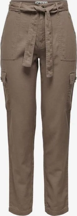 ONLY Cargobroeken Regular Cargobroek Dames Bruin